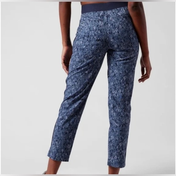 Athleta Brooklyn Ankle Pant in Captivate Chrome Blue - Picture 2 of 5